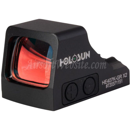 HOLOSUN HE407K GR X2 Green 6 MOA Dot Reflex Sight