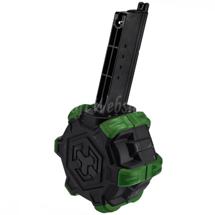 Armorer Works AW Custom 350rd Gas Adaptive Drum Magazine for Armorer Works AW / WE (WE-TECH) Desert Eagle GBB Pistols Airsoft