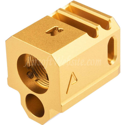 RWA Agency Arms 417 Dual Port Kompensator -14mm CCW Linksgewinde Geeignet für G-Series GBB Pistolen Airsoft