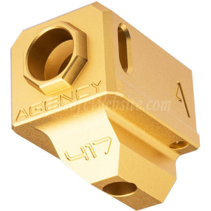 RWA Agency Arms 417 Dual Port Kompensator -14mm CCW Linksgewinde Geeignet für G-Series GBB Pistolen Airsoft