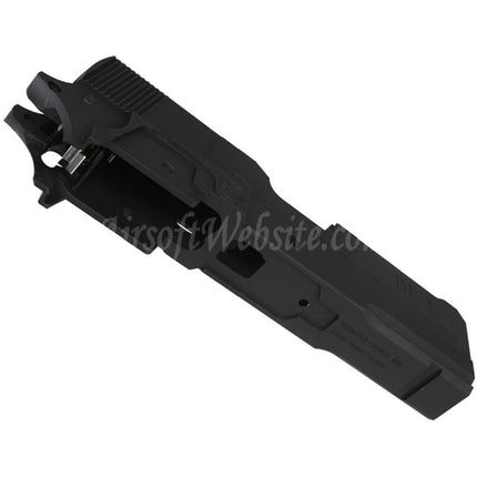 Bomber Airsoft CNC Aluminum SVI Infinity Tiki Style Barrel Slide Middle Frame Kit Set Shiny For Tokyo Marui Hi-Capa 5.1 Series GBB Pistols