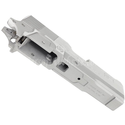 Bomber Airsoft CNC Aluminum SVI Infinity Tiki Style Barrel Slide Middle Frame Kit Set Shiny For Tokyo Marui Hi-Capa 5.1 Series GBB Pistols