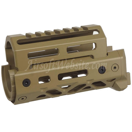 5KU KPYK CRC 1U040 Style 125mm M-LOK Upper Lower Handguard Rail System For CYMA D-BOYS AKS-74U Series AEG Rifles Airsoft