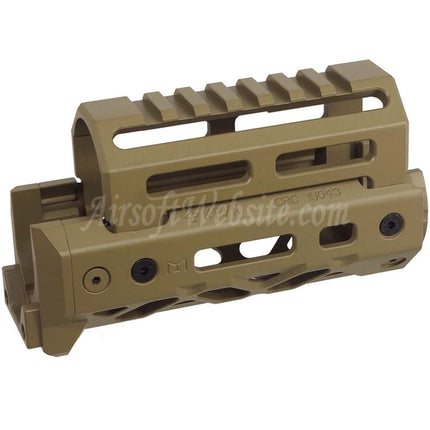 5KU KPYK CRC 1U040 Style 125mm M-LOK Upper Lower Handguard Rail System For CYMA D-BOYS AKS-74U Series AEG Rifles Airsoft