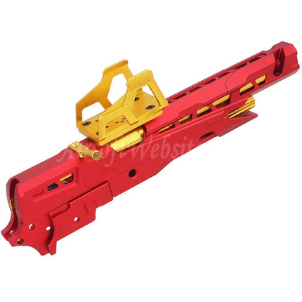 5KU CNC Aluminum EX-02 Barrel Slide Middle Frame Kit Complete Set Suitable For Tokyo Marui Hi-Capa Series GBB Pistols Airsoft