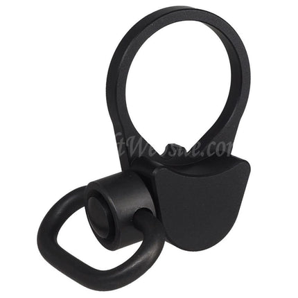 G&P verlängerter, beidhändiger Push-Button QD Sling Swivel Mount für Tokyo Marui MWS M4 Series GBB Airsoft-Gewehre