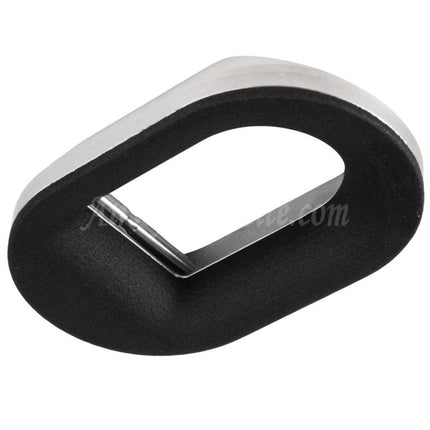 Revanchist Airsoft Stainless Steel Magwell XL For Tokyo Marui Hi-Capa Series GBB Pistols Polymer Grip Silver