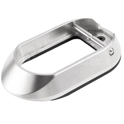 Revanchist Airsoft Stainless Steel Magwell Standard For Tokyo Marui Hi-Capa Series GBB Pistols Silver