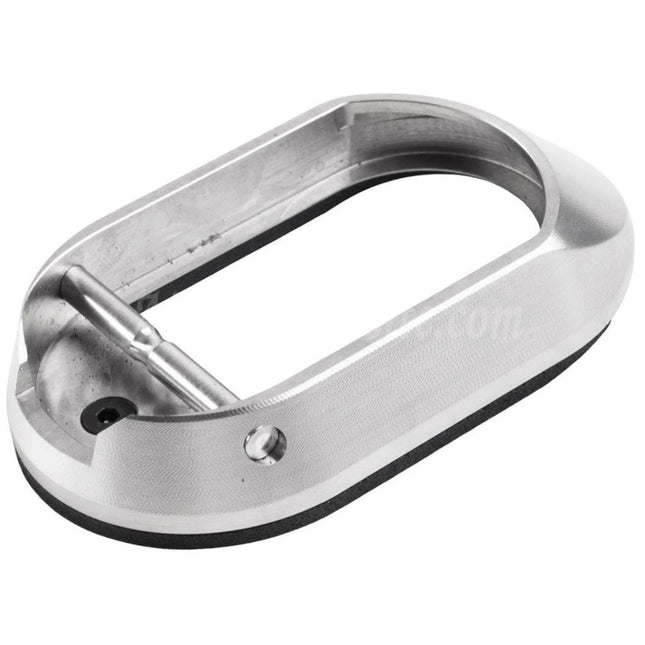 Revanchist Airsoft Stainless Steel Magwell Standard For Tokyo Marui Hi-Capa Series GBB Pistols Silver