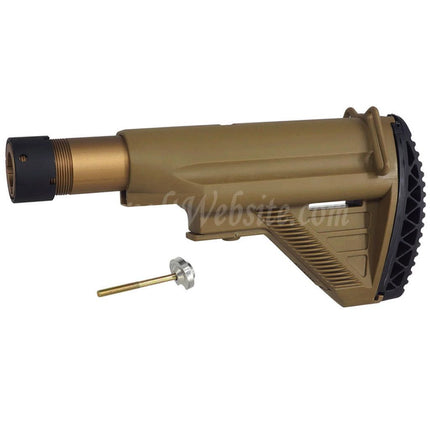 E&C Retractable Stock with Tube Suitable For E&C HK417 G28 Series AEG Rifles Airsoft