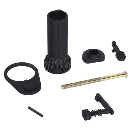 AIRSOFT WEBSITE Metal Body Upper Lower Receiver with Complete QD Gearbox Suitable For M4 M16 Series AEG Rifles