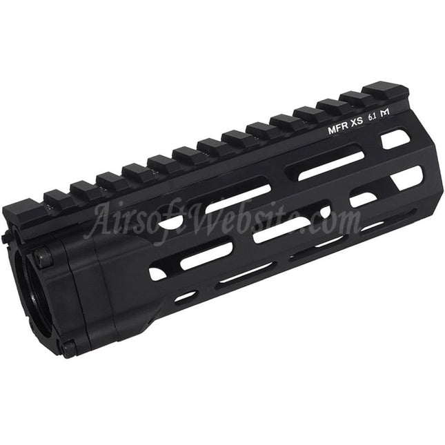 E&C MFR XS 6.1 Inches M-Lok Handguard Rail System For APS CYMA D-BOYS DOUBLE BELL E&C G&P JG Golden Eagle Matrix Tokyo Marui AR M4 M16 Series AEG Rifles Airsoft Black