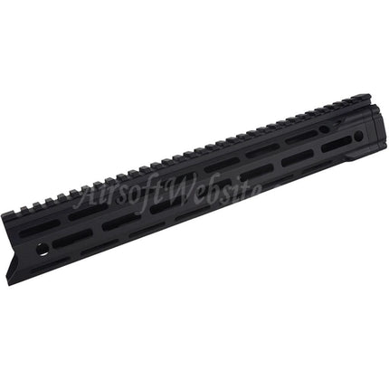 E&C MFR XS 14 Inches M-Lok Handguard Rail System For APS CYMA D-BOYS DOUBLE BELL E&C G&P JG Golden Eagle Matrix Tokyo Marui AR M4 M16 Series AEG Rifles Airsoft Black