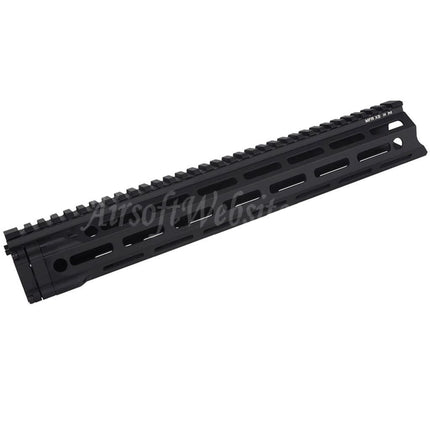 E&C MFR XS 14 Inches M-Lok Handguard Rail System For APS CYMA D-BOYS DOUBLE BELL E&C G&P JG Golden Eagle Matrix Tokyo Marui AR M4 M16 Series AEG Rifles Airsoft Black