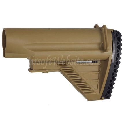 E&C E2 Style Retractable Stock Suitable For E&C HK417 G28 Series AEG Rifles Airsoft