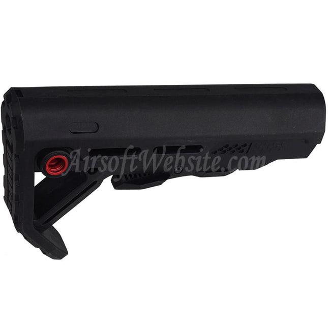 E&C MOD1 Style Retractable Stock Suitable For AR M4 M16 Series AEG Rifles Airsoft Black