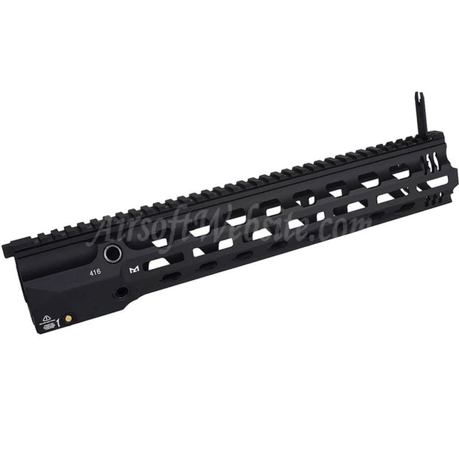 E&C GRIDLOK Style 14.5 Inches Full Duty M-Lok Handguard Rail System For E&C 416 Series AEG Rifles Airsoft Black