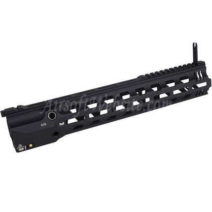 E&C GRIDLOK Style Lightspeed 14.5 Inches Full Duty M-Lok Handguard Rail System For E&C 416 Series AEG Rifles Airsoft Black