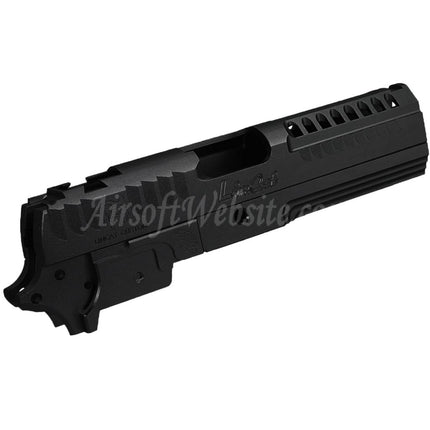 5KU CNC Aluminum LimCat Custom Style Middle Frame Slide Set Suitable For Tokyo Marui Hi-Capa 4.3 Series GBB Pistols Airsoft