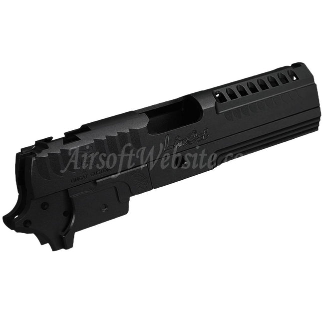 5KU CNC Aluminum LimCat Custom Style Middle Frame Slide Set Suitable For Tokyo Marui Hi-Capa 4.3 Series GBB Pistols Airsoft