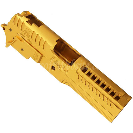 5KU CNC Aluminum LimCat Custom Style Middle Frame Slide Set Suitable For Tokyo Marui Hi-Capa 4.3 Series GBB Pistols Airsoft