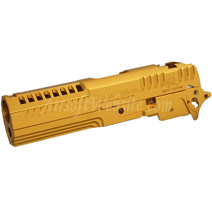 5KU CNC Aluminum LimCat Custom Style Middle Frame Slide Set Suitable For Tokyo Marui Hi-Capa 4.3 Series GBB Pistols Airsoft