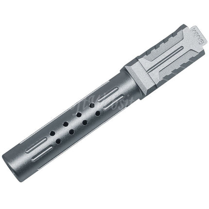 5KU CNC Aluminum BRA Style Ported Outer Barrel For Umarex / VFC G19 Gen.3 Series GBB Pistols Airsoft