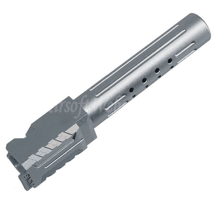 5KU CNC Aluminum BRA Style Ported Outer Barrel For Umarex / VFC G19 Gen.3 Series GBB Pistols Airsoft