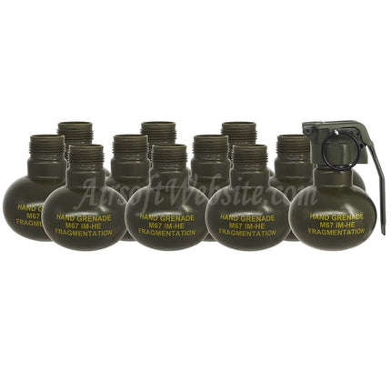 APS HAKKOTSU 12 Stück Thunder C Co2 Sound Granate M67 Hülse Flaschenpaket mit Kern