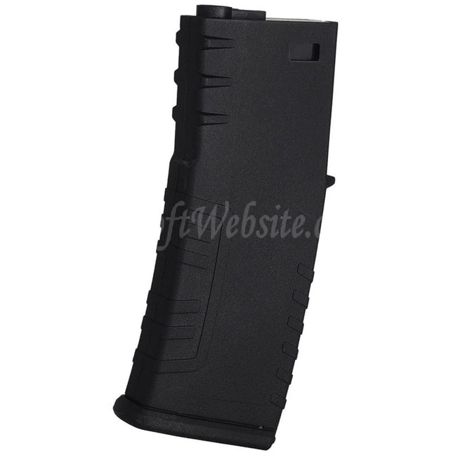 E&C 120rd Polymer Mid-Cap Magazine Suitable For M4 M16 Series AEG Rifles Airsoft Black