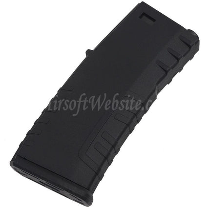 E&C 120rd Polymer Mid-Cap Magazine Suitable For M4 M16 Series AEG Rifles Airsoft Black
