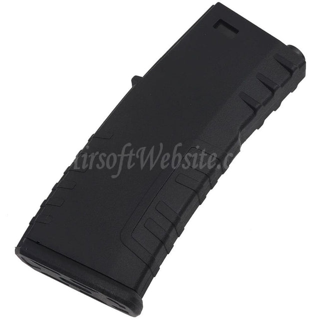 E&C 120rd Polymer Mid-Cap Magazine Suitable For M4 M16 Series AEG Rifles Airsoft Black