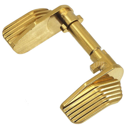 5KU CNC Stainless Steel Thumb Safety-Ambi Type-A For KJ Works ASG CZ Shadow2 Series GBB Pistols Airsoft