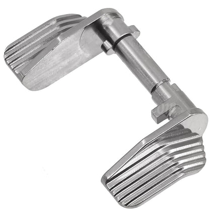 5KU CNC Stainless Steel Thumb Safety-Ambi Type-A For KJ Works ASG CZ Shadow2 Series GBB Pistols Airsoft