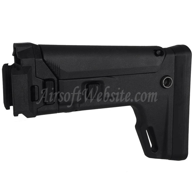 PTS Enhanced Polymer E9 Masada Side Folding Stock with Adapter Suitable For ASG CZ Scorpion EVO AEG Rifles Airsoft Black