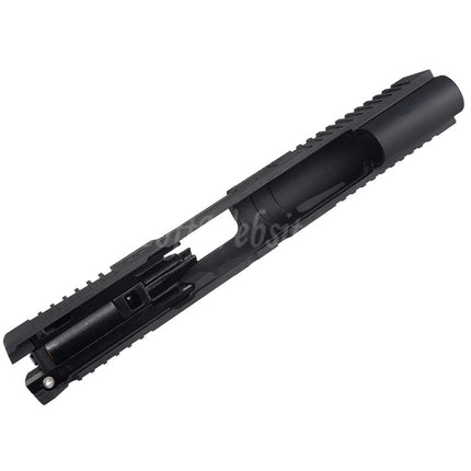 Bomber Airsoft CNC Aluminum TRIARC System Style Barrel Slide Middle Frame Kit Set For Tokyo Marui Hi-Capa Series GBB Pistols Titanium Grey