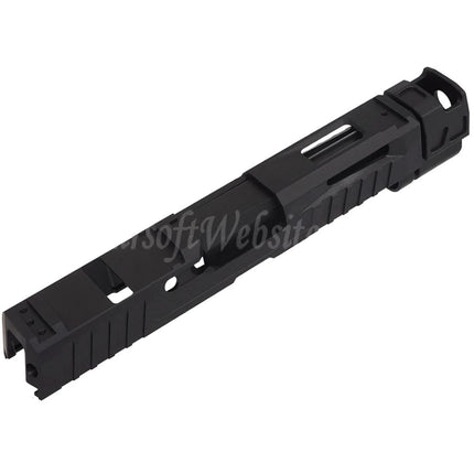 Bomber Airsoft CNC Stainless Steel P320 NOS Style Barrel with Compensator Slide Set For SIG Air VFC M17 M18 Series GBB Pistols