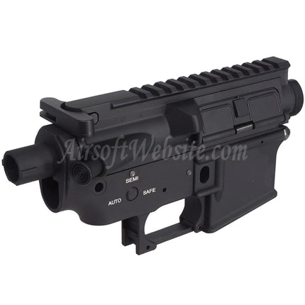 E&C QD Quick Detach System Metal Body Upper Lower Receiver Suitable For E&C Tokyo Marui M4 M16 Series AEG Rifles Airsoft Black