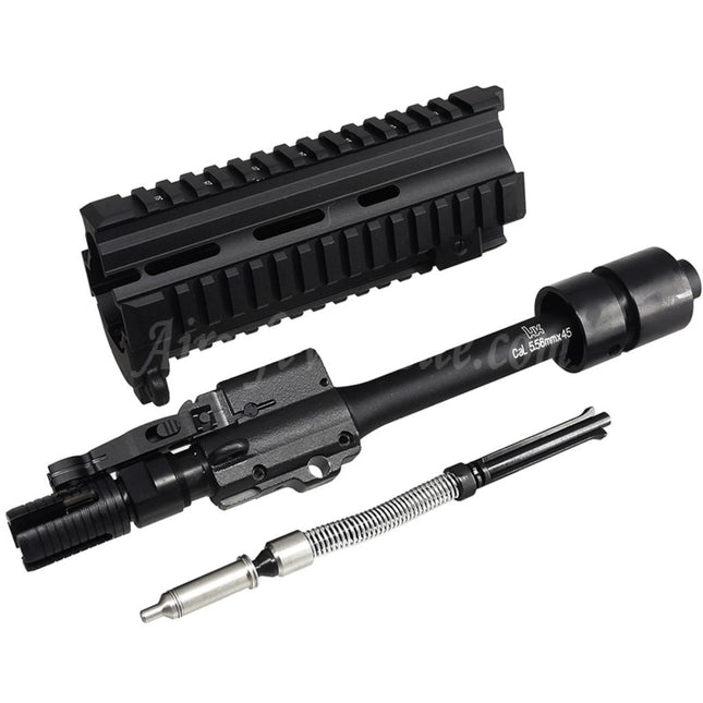 CYMA CGS HK416C Handguard Rail System Inner Outer Barrel Front Set Suitable For CYMA CGS HK416 Series GBB Rifles Airsoft Black