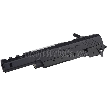 5KU CNC Aluminum Infinity IMM Style Barrel Slide Middle Frame Kit Complete Set Suitable For Tokyo Marui Hi-Capa Series GBB Pistols Airsoft