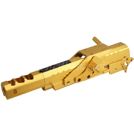 5KU CNC Aluminum Infinity IMM Style Barrel Slide Middle Frame Kit Complete Set Suitable For Tokyo Marui Hi-Capa Series GBB Pistols Airsoft