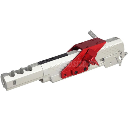 5KU CNC Aluminum Infinity IMM Style Barrel Slide Middle Frame Kit Complete Set Suitable For Tokyo Marui Hi-Capa Series GBB Pistols Airsoft