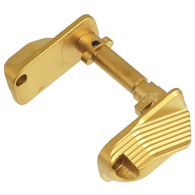 5KU CNC Stainless Steel Thumb Safety-Ambi Type-D For KJ Works ASG CZ Shadow2 Series GBB Pistols Airsoft