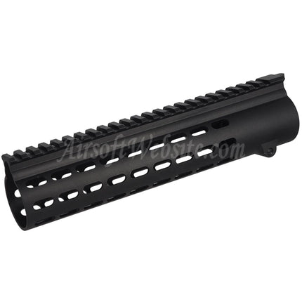 CYMA EMG Daniel Defense Licensed DD416 9.75 Inches Free Float Handguard Rail System Suitable For CYMA CGS HK416 416A5 Series GBB Rifles Airsoft Black