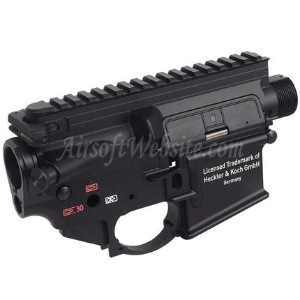 CYMA CGS HK416A5 Metal Body Upper Lower Receiver Set Suitable For CYMA CGS HK416 Tokyo Marui M4 Series MWS GBB Rifles Airsoft Black