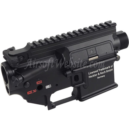 CYMA CGS HK416C Metal Body Upper Lower Receiver Set Suitable For CYMA CGS HK416 Tokyo Marui M4 Series MWS GBB Rifles Airsoft Black