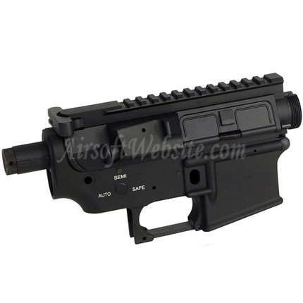 E&C MUR Style QD Quick Detach System Metal Body Upper Lower Receiver Suitable For E&C Tokyo Marui M4 M16 Series AEG Rifles Airsoft Black