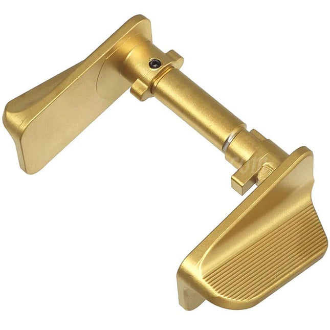 5KU CNC Stainless Steel Thumb Safety-Ambi Type-F For KJ Works ASG CZ Shadow2 Series GBB Pistols Airsoft