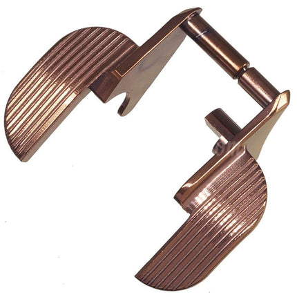 5KU CNC Stainless Steel Extra Wide Thumb Safety-Ambi For WE(WE-TECH) AW KJ Tokyo Marui Hi-Capa Series GBB Pistols Airsoft