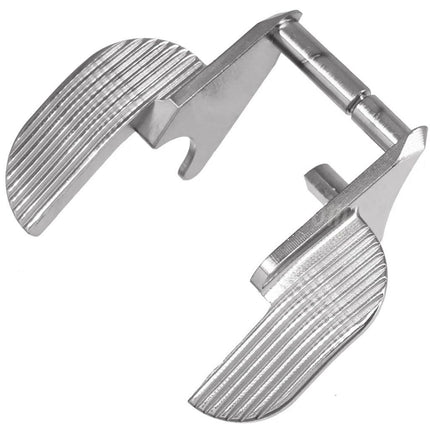 5KU CNC Stainless Steel Extra Wide Thumb Safety-Ambi For WE(WE-TECH) AW KJ Tokyo Marui Hi-Capa Series GBB Pistols Airsoft